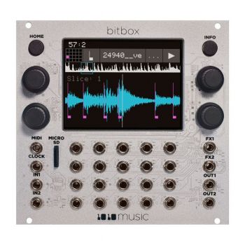 1010 Music BitBox MK2 Eurorack Sampler Module (Silver)