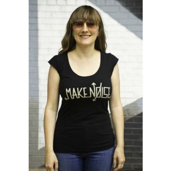 Make Noise Logo T-Shirt - Grey-Glo (Women's XL)
