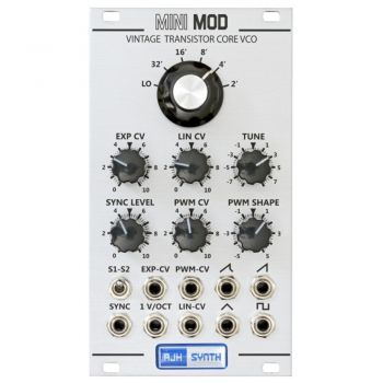 AJH Synth MiniMod VCO Eurorack Module (Silver)
