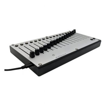 AtoV Project 16n Faderbank MIDI & CV Controller (Silver)