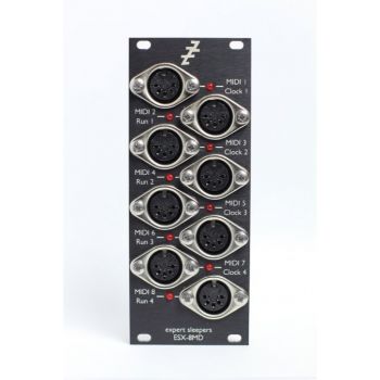 Expert Sleepers ESX-8MD MIDI/DIN Sync Eurorack Expander Module (MK2)