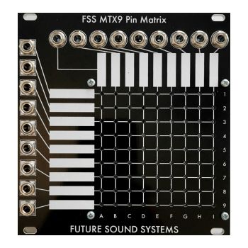 Future Sound Systems MTX9 Eurorack Passive Pin Matrix Module