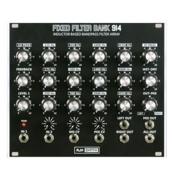 AJH Synth FFB914 Fixed Filter Bank Eurorack Module (Black)