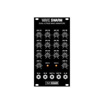 AJH Synth WaveSwarm Eurorack Waveform Animator Module (Vintage Black)
