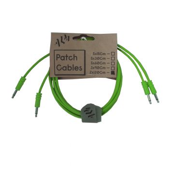 ALM Busy Circuits ALM-PC001x120 Eurorack Patch Cables (2 x 120cm) - Green