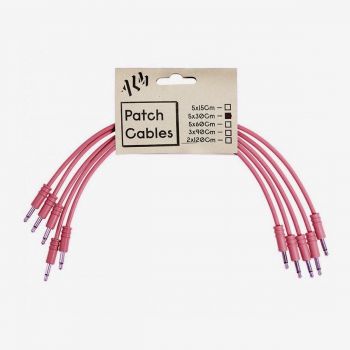 ALM Busy Circuits ALM-PC001x30 Eurorack Patch Cables (5 x 30cm) - Red
