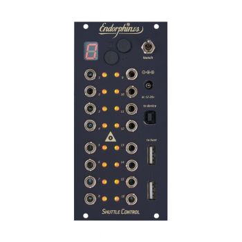 Endorphin.es Shuttle Control Eurorack MIDI to CV Convertor Module (Black)