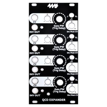 4ms Replacement Panel (Black) - QCD Expander