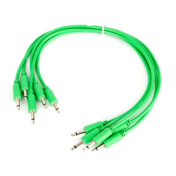2hp Eurorack Patch Cables (15cm - Green)
