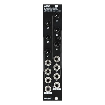 Bastl Instruments ABC Eurorack 6 Channel Mixer Module (Black)
