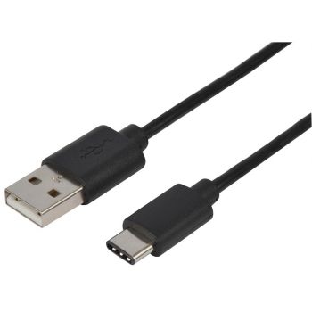 Signal Sounds USB Cable - 0.5M Black - USB C - USB A
