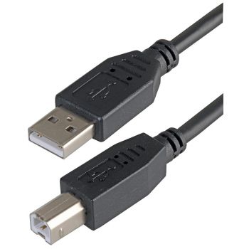 Signal Sounds USB Cable - 1M Black - USB 2.0 A - B