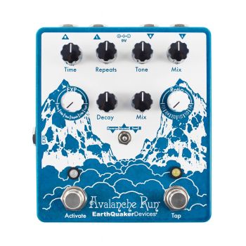 Earthquaker Devices Avalanche Run V2 Stereo Delay & Reverb Effects Pedal