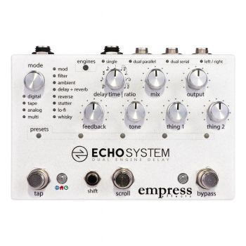 Empress Effects Echo System Multi Delay Effects Processor
