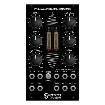 Erica Synths Fusion VCA/Waveshaper/Ring Eurroack Valve Module