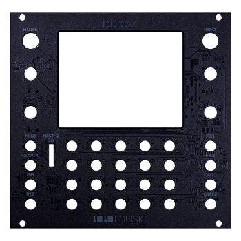 1010 Music Replacement Faceplate - BitBox (Black)