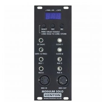 Kenton Electronics Modular Solo Eurorack MIDI to CV Module (Black)