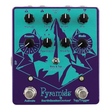 Earthquaker Devices Pyramids Stereo Flanger Effects Pedal
