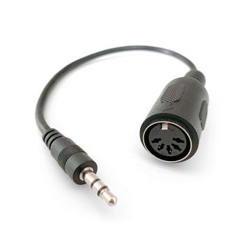 Retrokits 3.5mm TRS MIDI to Female DIN MIDI Adaptor Cable (Type A) 15cm