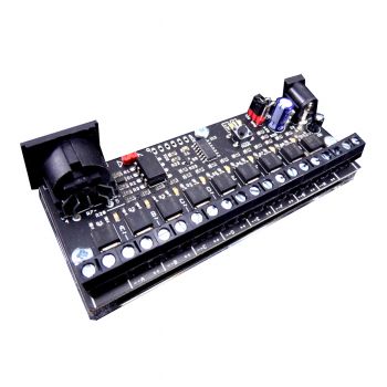 Sixty Four Pixels MIDI Switcher Controllable DC Power Switch Device